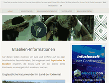 Tablet Screenshot of brasilieninfo.ch